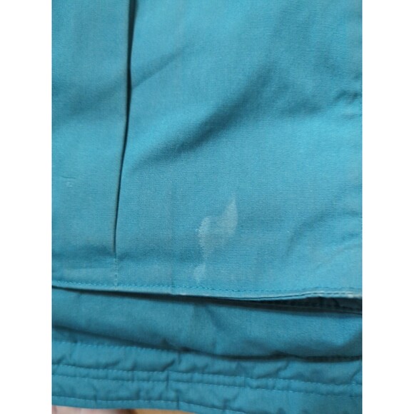 Vintage L.L. Bean Sz XL Goose Down Timberline Parka Teal Barn Jacket Corduroy - Picture 12 of 16